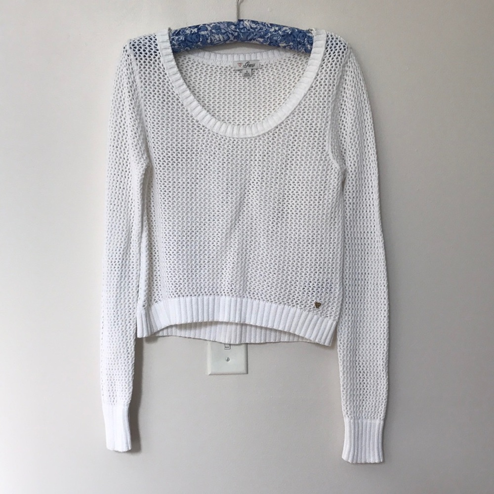 White Guess Sweater